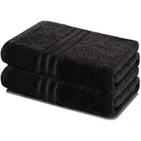 Lavea Badetuch Elena 2er Set Badetücher 100x150 cm, Duschtuch, 500 g/m² Frottier, weich & saugstark, pflegeleicht