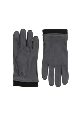 Marc OPolo Casual - Lederhandschuhe Light Graphite - Gr. - M