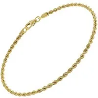 trendor Goldarmband Damen-333 Gold / 8 Karat Kordelkette