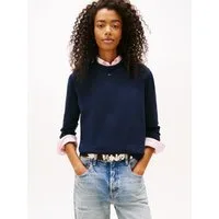 Tommy Jeans Rundhalspullover TJW ESSENTIAL CREW SWEATER EXT Baumwolle, regular fit