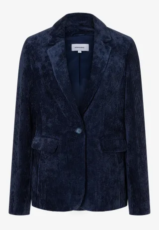 MORE & MORE - Soft Corduroy Blazer 0373_classic_blue - Gr. - 40