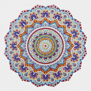 Ursus Diamond Painting "Mandala blau"