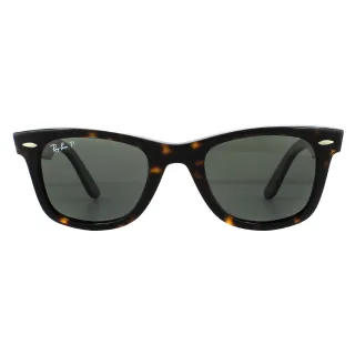 Ray-Ban Rectangle Unisexe Tortoise Green Polarise Lunettes de soleil