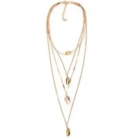 COLLEZIONE ALESSANDRO Ketten-Set Kira, goldfarbige Muscheln