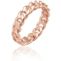 Elli Fingerring Panzer Design Bandring 925 Silber, Twisted