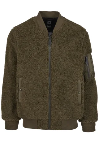 Brandit Allwetterjacke "Brandit MA1 Sherpa Jacket" 1 Stk. tlg. ohne Kapuze