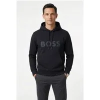 BOSS GREEN Hoodie Soody Regular Fit, Kapuze mit Kordel, Kängurutasche, Logo-Druck