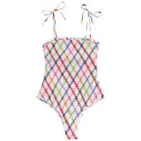 Next Badeanzug Bauchformender Bandeau-Badeanzug mit Raffung (1-St)
