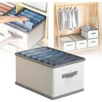 Minicloss Aufbewahrungsbox Kleiderschrank Organizer,9/7 Zellen Faltbare Schrank mit Trennwänden