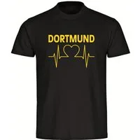 multifanshop T-Shirt Herren Dortmund - Herzschlag - Männer
