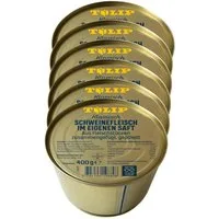 TULIP Wurstkonserve Schweinefleisch im eigenen Saft 400g Fleisch Schwein Frühstücksfleisch