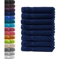 Hometex Premium Textiles Handtuch in Premium Qualität 500 g/m², Feinster Frottier-Stoff 100% Baumwolle, 8x Gästetuch, weich, saugfähig, extra schwer & flauschig