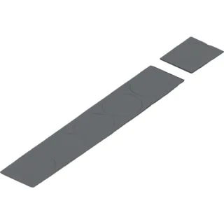 Geberit Ersatzteile Set Abdeckkleber (6 Stück): d=20mm, lava, 244440001 244440001