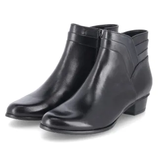 Kaerlek Stiefeletten  Schwarz - Gr. 37 -  Leder und Textil