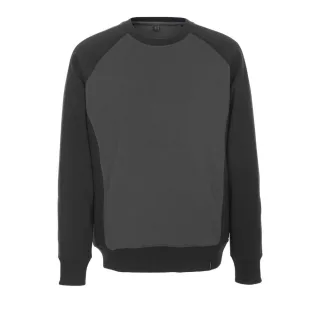 MASCOT Witten Sweatshirt UNIQUE Dunkelanthrazit / Schwarz M - 50570-962-1809-M