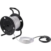 Sygonix LED Stripe Sygonix SY-6700426 LED-Streifen mit Stecker 230 V/AC 25 m Kaltweiß