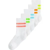 Gerippte Socken mit hohem Baumwollanteil, 5er-Pack (1-Paar)