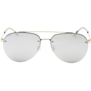 Hugo Boss Sonnenbrille mit silbernen Glasern und goldenen Glasern