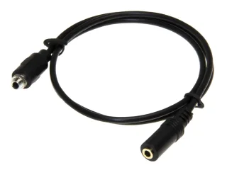 Aux In Klinke 3,5mm PKW Einbau Buchse Verlängerung Kupplung Adapter 33#4394