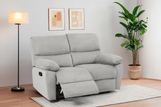 Home affaire 2-Sitzer "LANNOY, mit manueller o. elektrischer Relaxfunktion in beiden Sitzen." Elektrische Variante mit USB A/C. Federkern, Webstoff