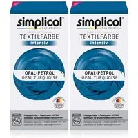simplicol Textilfarbe Simplicol Textilfarbe intensiv Opal-Petrol - Einfaches Färben (2er Pac
