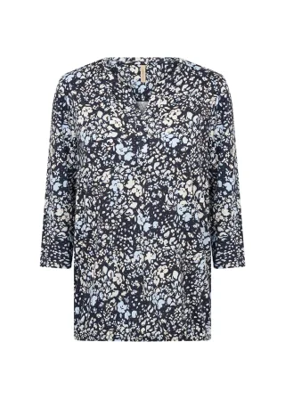 Soyaconcept - SC-FELICITY AOP 546 c navy combi - Gr. - L