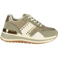 Laura Biagiotti Sneaker Grüne Damensneaker mit goldenen Details und
