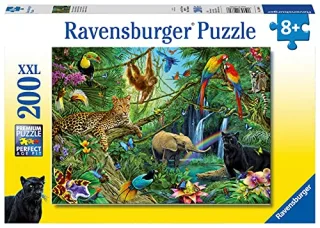 Ravensburger 12660 - Tiere im Dschungel (200 Teile)