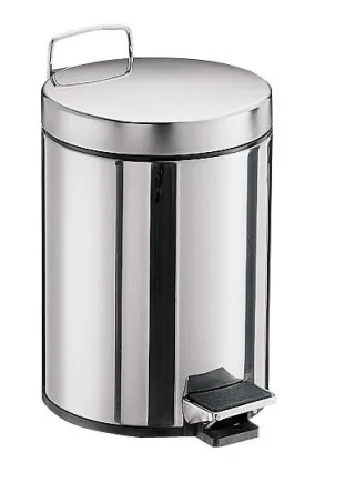 emco system 2 Abfallbehälter mit Deckel Standmodell, 5 l, rund, edelstahl, 355300000 355300000