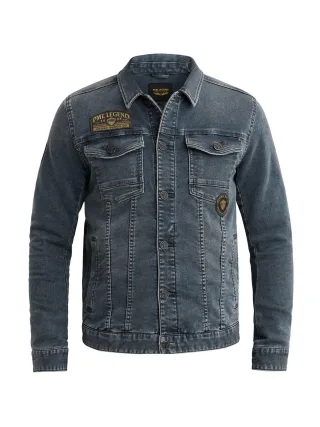 PME Legend - DENIM JACKET green stone denim - Gr. - L