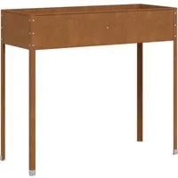 vidaXL Blumentopf Pflanzkübel 100,5x40,5x90 cm Cortenstahl