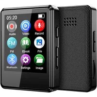 KINSI MP3/MP4-Player 64GB, Bluetooth 5.0, 2.0" Farbbildschirm, Wecker MP3-Player (mehrere Audio-Formate, lange Akkulaufzeit, für Sport & Outdoor)