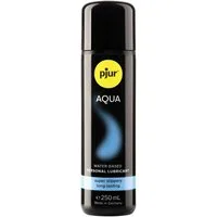 pjur Gleitgel 10350, Aqua Gleitmittel - 250ml - auch für Latex-Kondome und Toys, Feuchtigkeitsspendent und ohne zu kleben- Made in Germany