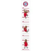 FC Bayern München Messlatte Bernie Wandsticker FCB Wandtattoo Kinderzimmer Maskottchen, Fußball Bilder selbstklebend