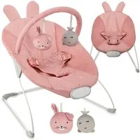 MoMi Babywippe GLOSSY, mit Vibration, Musik und Spielbogen