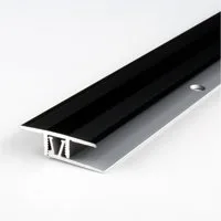 PROVISTON Übergangsprofil Aluminium, 33.5 x 7 - 10 x 1000 mm, Bronze Dunkel, Übergangsprofil