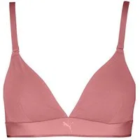 PUMA Bralette PUMA WOMEN COTTON TRIANGLE BRALETTE 1P herausnehmbare gepolsterte Cups für anpassungsfähigen Look
