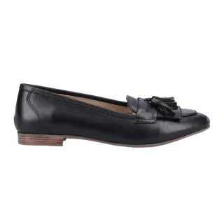 Hush Puppies - Damen Halbschuhe "Marissa", Leder (Schwarz)