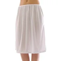 SYS Unterrock Maxi Unterrock Gummibund Falten Rock Maxirock lang Skirt Unterwäsche