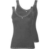 Nina Von C. Unterhemd 2er Pack Kim (Spar-Set, 2-St) Shirt - Im modischen Design, Perfekte Passform, Angenehm auf der Haut