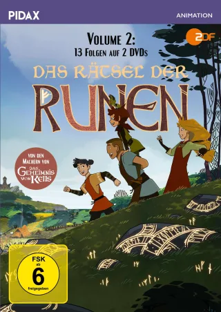 Das Rätsel der Runen Vol. 2 / Weitere 13 Folgen der Fantasy-Zeichentrickserie von den Machern von DAS GEHEIMNIS VON KELLS (Pidax Animation) [2 DVDs]