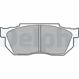 Delphi Bremsbel?ge vorne Honda Civic Crx Prelude