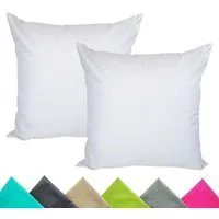 JACK Kissenbezüge 2er Set 40x40cm Outdoor Wasserfest, (2 Stück), 2x Kissenhülle, strapazierfähig, wasserabweisend, Innen & Außen