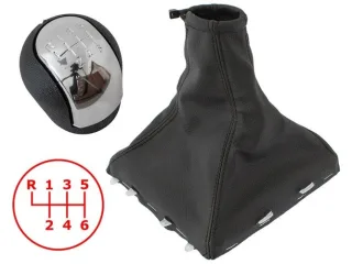 Schaltknauf Schaltmanschette 6-Gang + Rahmen für Opel Vectra C 2002-2008 Signum
