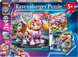 Ravensburger Kinderpuzzle 05708 -Paw Patrol: The Mighty Movie [3x49 Teile]