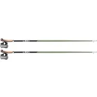 Leki Nordic-Walking-Stöcke Flash Carbon GRÜN-SCHWARZ