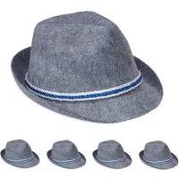 relaxdays Trachtenhut Bayern 5er Set