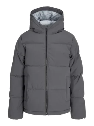 JACK&JONES - JJGALAXY PUFFER JACKET JNR Asphalt - Gr. - 152
