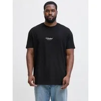 Jack & Jones PlusSize Rundhalsshirt JJESOHO TEE SS CREW NECK NOOS PLS Baumwolle, regular fit