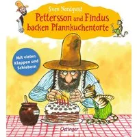 Pettersson und Findus backen Pfannkuchentorte / Sven Nordqvist